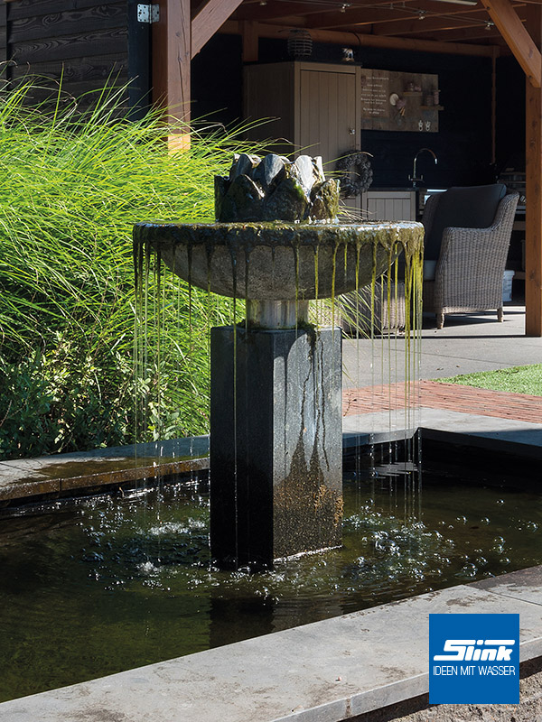 Gartenbrunnen Wasserschale Nero Slink Ideen Mit Wasser