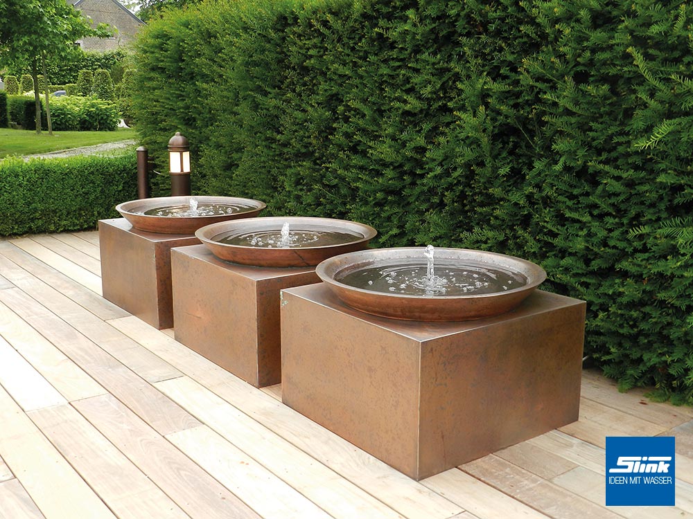 Kupferbrunnen Montpellier - Slink | Ideen mit Wasser