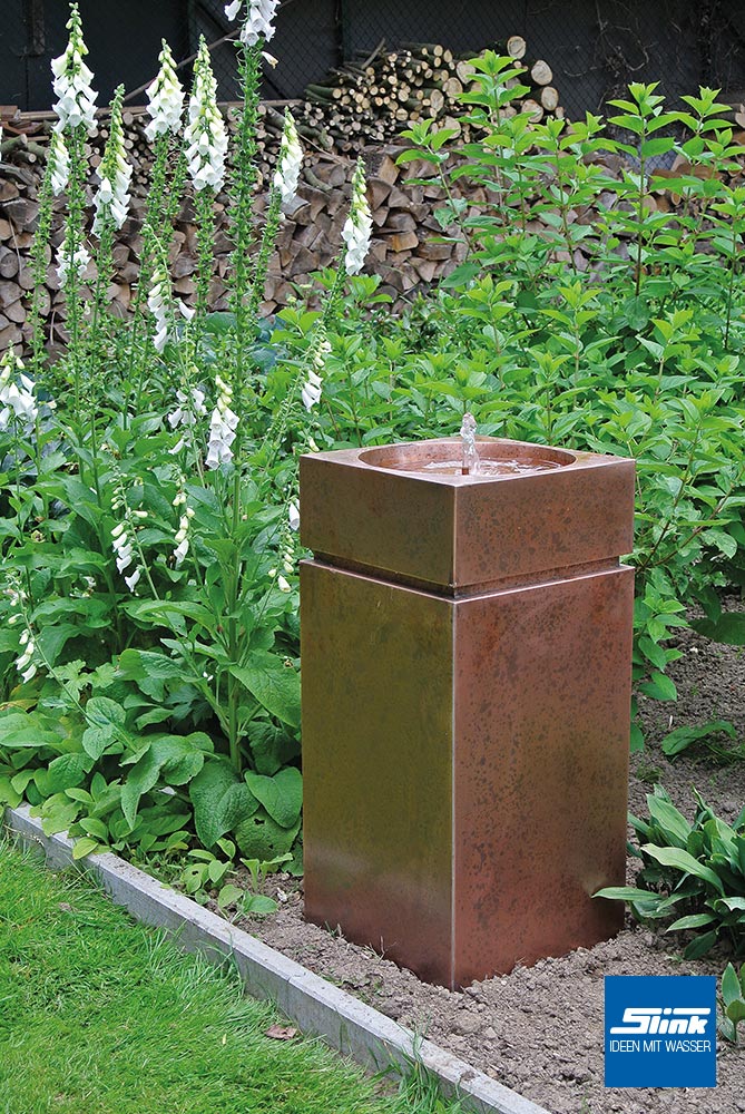 Kupferbrunnen Bordeaux Gross Slink Ideen Mit Wasser
