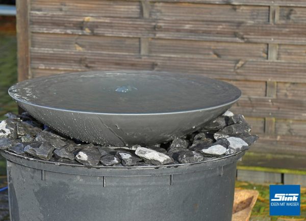 Wasserschale Design, Schalenbrunnen, Zen-Brunnen, Springbrunnen-Schale, Wasserspiel-Schale, Designerbrunnen Schalenbrunnen für den Garten