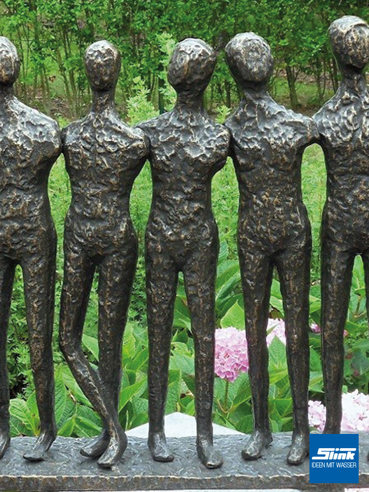 Bronzefigur Gruppe Slink Ideen Mit Wasser