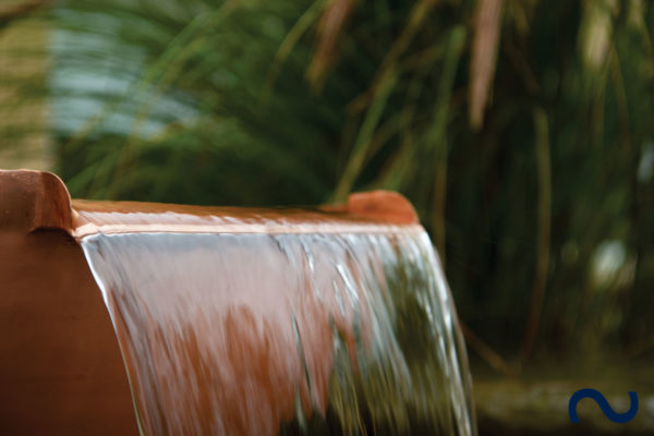 Slink Kupfer-Fontaenenschalen Gartenbrunnen Wasserschale Garten