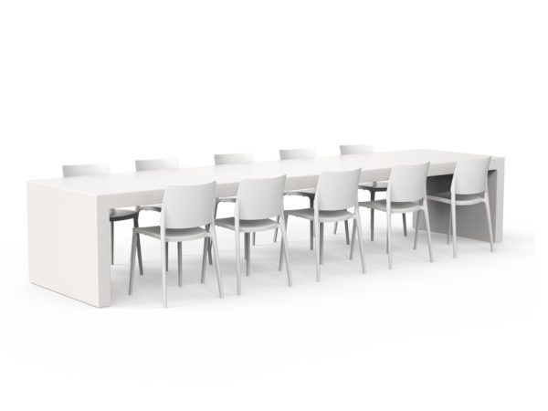 Slink Clear Tisch Gartentisch Terrassentisch Moebel Design schlicht Design