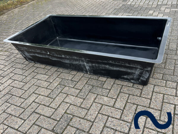 GFK-Wasserbecken, formales Becken, architektonisches Teichbecken, Wasserbecken, GFK, verschiedene Größen, viele Farben, für Fische, ohne Fischbesatz, winterfest
